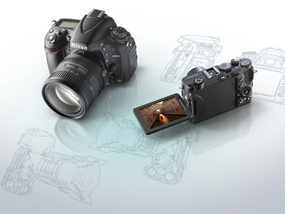 Nikon Product visualization layout lighting photoshop product visualization