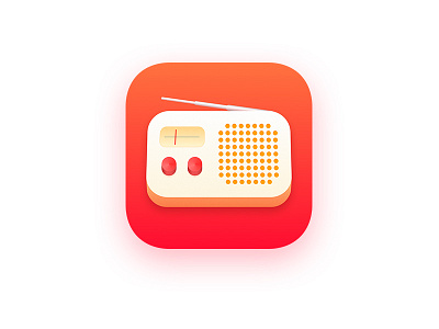 Radio / Podcast App Icon app app icon icon ios logo music podcast podcast app radio radio app radio icon