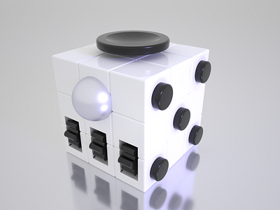 Rubik's cube Challenge c4d cinema4d illustration motion design motiongraphics octane octanerender rubiks cube toy