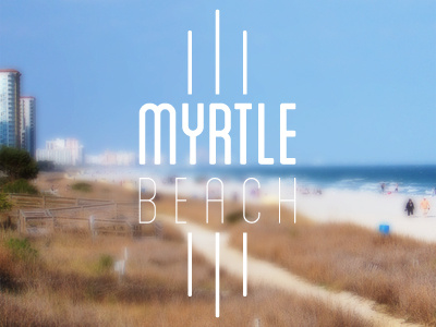 Myrtle Beach label typo vintage