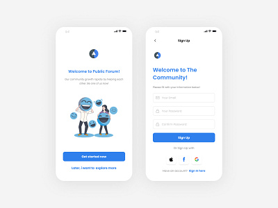 Daily UI Challenge #1 : Sign Up