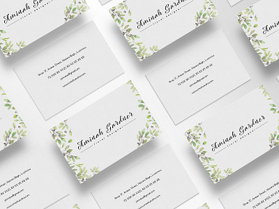 Free Floral Designer Business Card Template