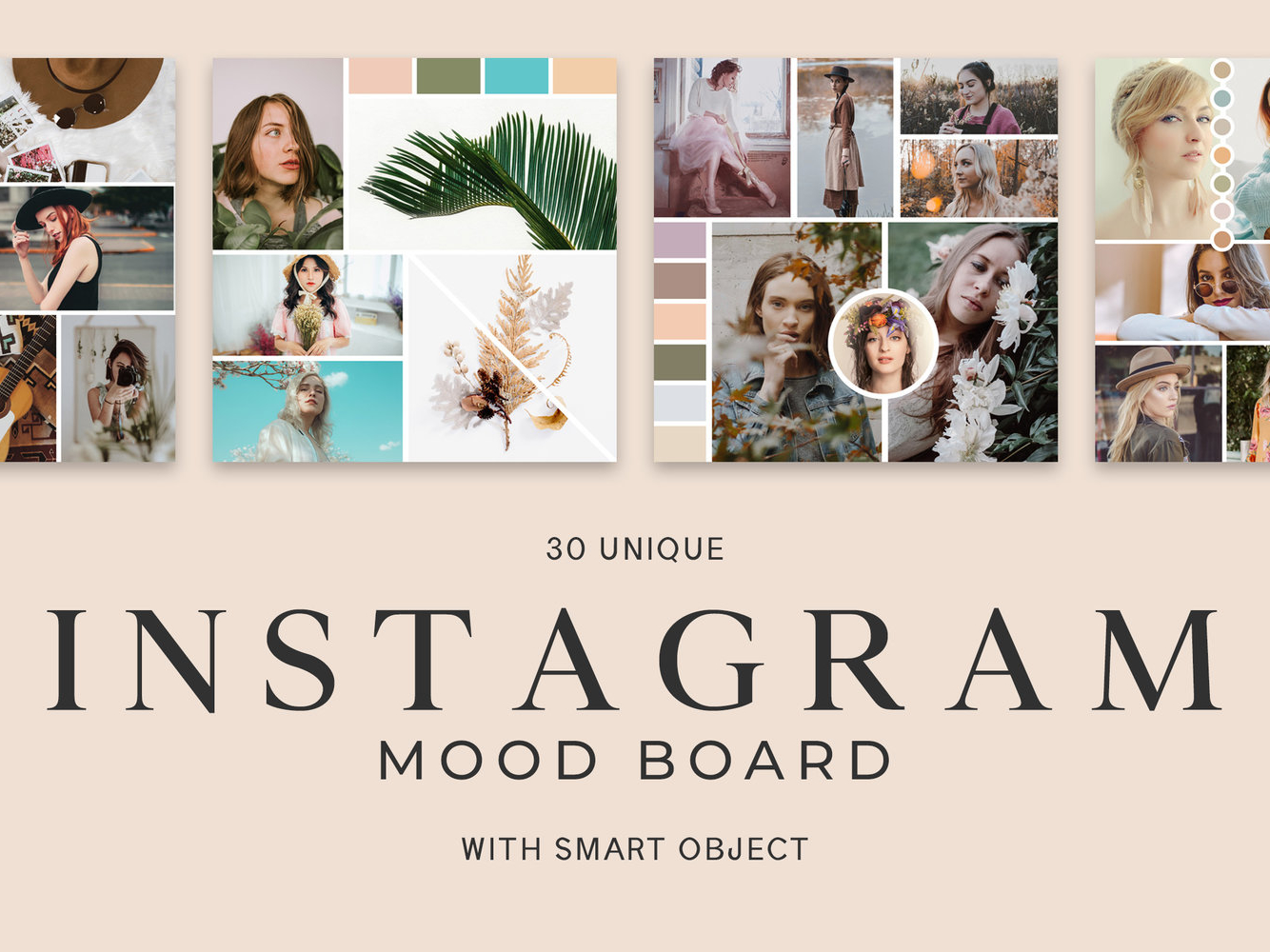 mood board template psd