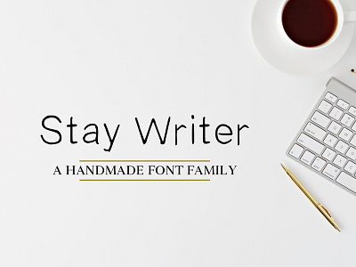 Stay Writer Free Handmade Font Family bold brush calligraphy calligraphy font casual decorative design font hand drawn hand lettering handwriting illustrator inked lettering letters modern opentype otf photoshop stylish