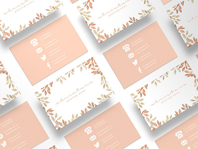 Free Floral Photography Business Card Template