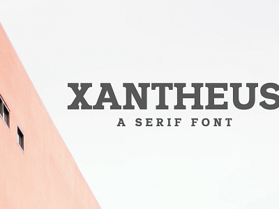 Free Xantheus Serif Font