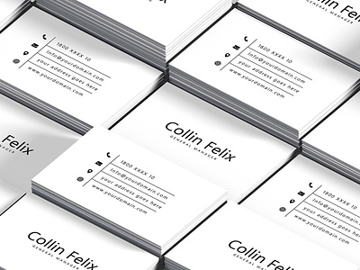 Simple Individual Free Business Card Template beautiful business card business card psd template business card template free business card template free psd template freebie psd template