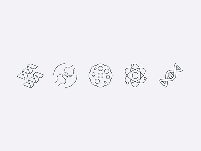 Genome Icons 829 creative dan fleming design icon set iconography icons linework science