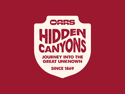 Hidden Canyons Visual Identity 829 branding creative dan fleming design lettering logo design wordmark