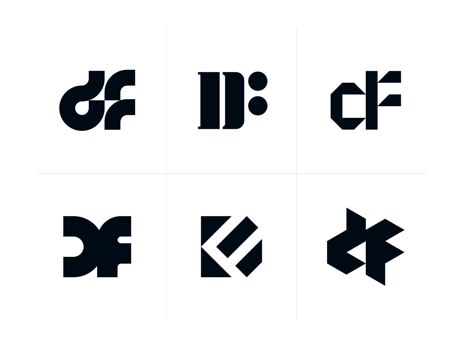 Df Monograms By Dan Fleming On Dribbble