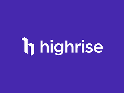 highrise brand identity branding building creative dan fleming design h logo
