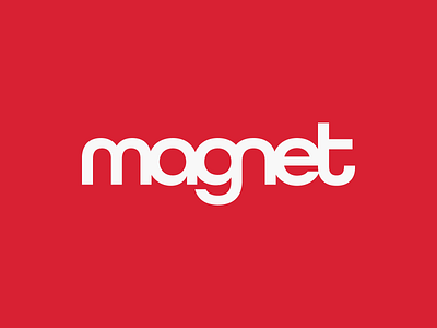 magnet wordmark brand identity branding creative dan fleming design logo magnet symbol wordmark