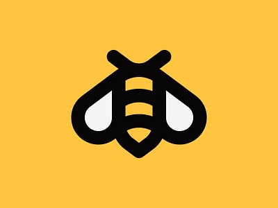 Bee bee creative dan fleming design logo minimalism symbol