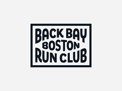 Back Bay Run Club pt. IV brand identity branding creative dan fleming design lifestyle run club running typography