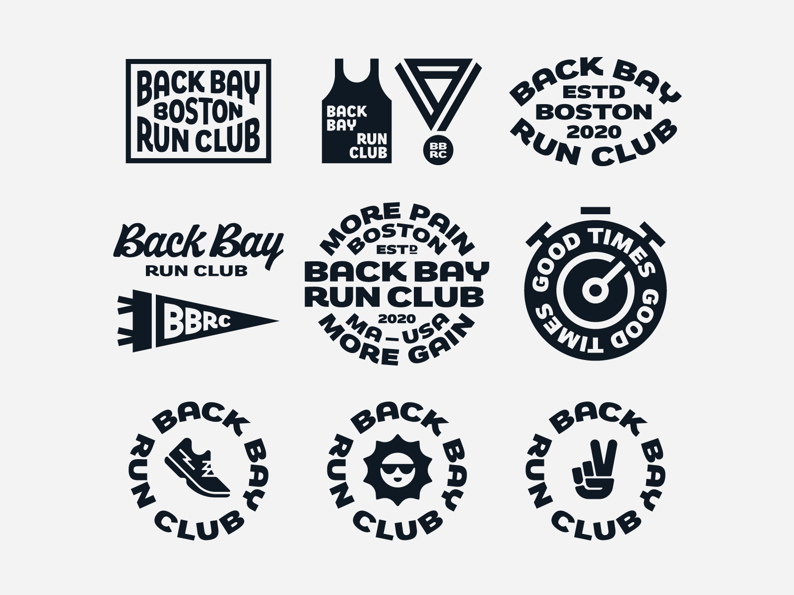 nike run club badges 2020