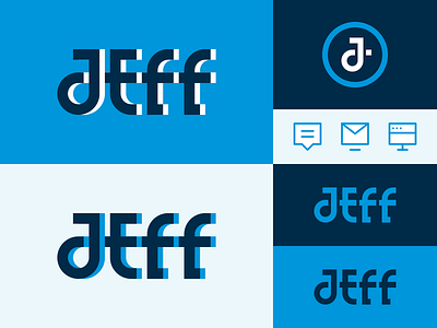 Jeff Olive Logotype brand identity creative custom typography dan fleming design jeff logo