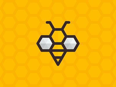 Honey Bee bee brand identity creative dan fleming design honey illustration logo