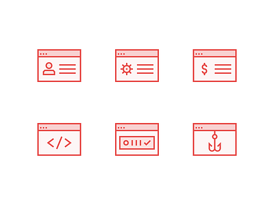 829 Systems & Programming Icons 829 brand identity clever creative dan fleming design icon set illustration linework programming services systems