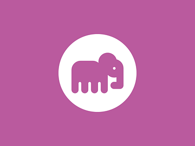 Elephant animal brand identity creative dan fleming design elephant logomark