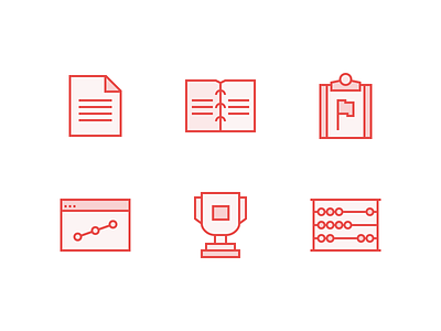 829 Reporting And Training Icons 829 branding creative dan fleming design icon set reporting services training