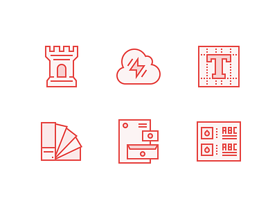 829 Brand Identity Icons