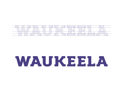 Waukeela Custom Logotype