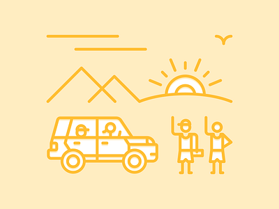 Arrival Day 829 creative dan fleming design icon set illustration summer camp