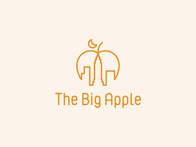 The Big Apple apple brand identity creative dan fleming design logomark new york