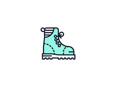 Hiking Boot 829 creative dan fleming hiking icon