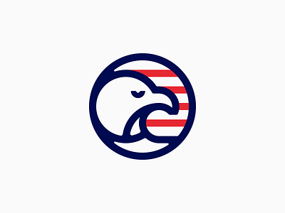USA Eagle america baseball creative dan fleming design eagle logo