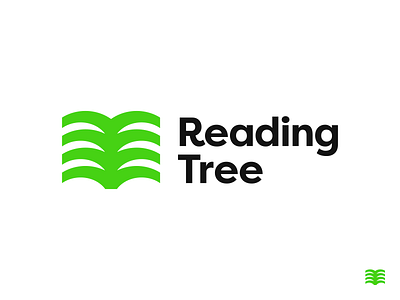 Reading Tree Logo book creative dan fleming design logo tree