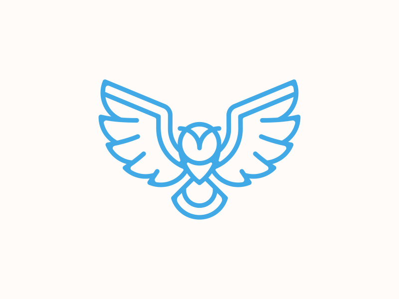 Owl Symbol – Concept One by Dan Fleming for 829 Studios on Dribbble