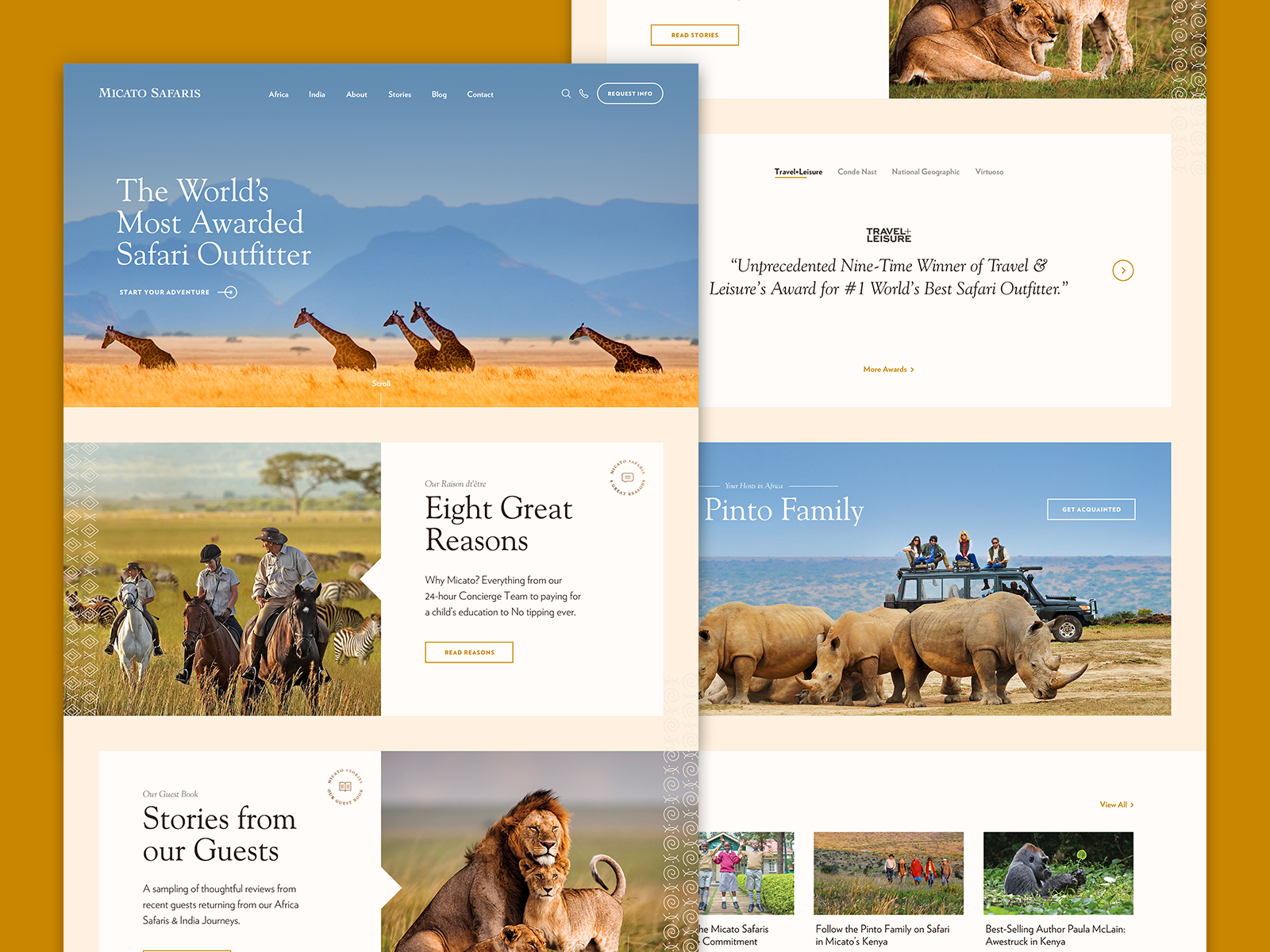 safari homepage ideas