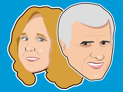 My Parents :) character design illustration illustrator portrait stickers