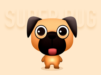 Pug animal dog pet pug