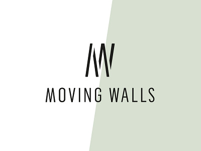 Moving Walls Corporate Design corporate design graphic design logo