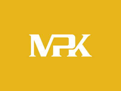 MPK auburnbear branding design identity k letter lettering logo logotype m p typography