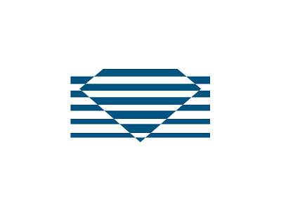Diamond adamant blue diamond icon identity line logo mark symbol