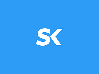 Sk icon logo logotype mark sk symbol tour tourist travel travel agency trip