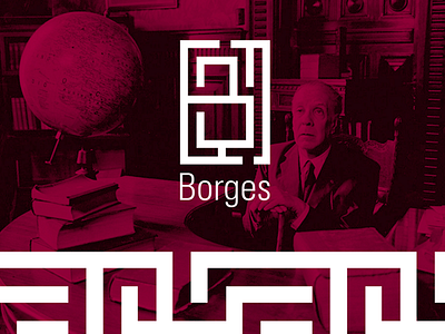 Centro Cultural Borges Presentation borges branding centro cultural labyrinth logo