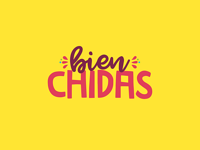 "Bien Chidas" Logo clothes shop floral logo mexican