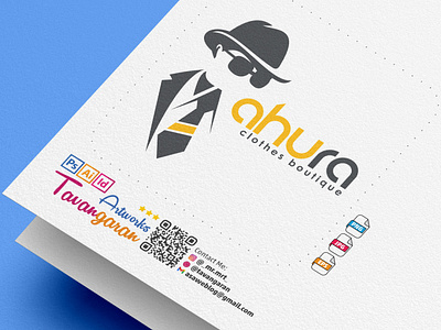 Ahura Clothes Boutique Logo boutique clothes design illustration logo logodesign