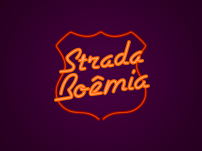 Strada Boêmia branding design logo