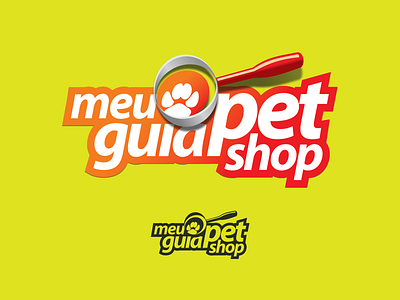 Meu Guia Pet Shop branding design logo