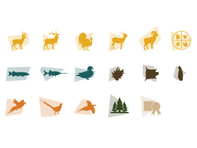 Hunting Icons animals hunting icon icons modern ui ux web