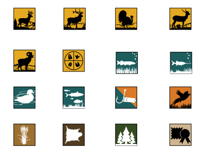 Hunting Icons animals hunting icon icons modern ui ux web