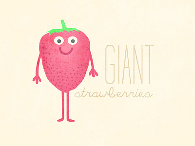 Strawberries candy cartoon drawing illustration strawberries vector