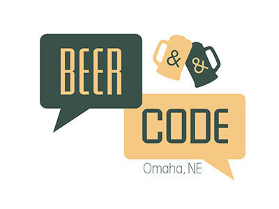 Beer&&code beer brand code design development identity logo