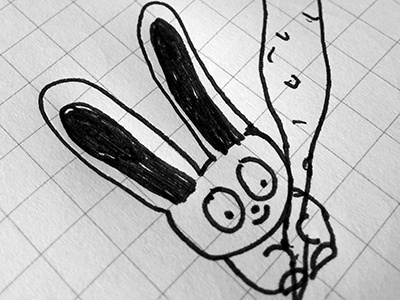 Bunny bunny carrot drawing illustartion rabbit sketch