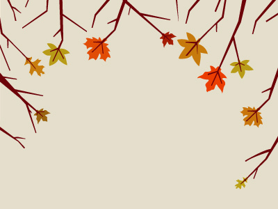 Autumn autumn fall festive halloween leaves season tree vector